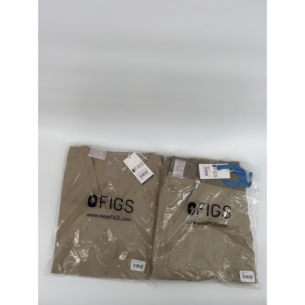 Figs Scrub Set Womens Large Desert Sage Casma Top Zamora 2.0 Jogger Pants NWT